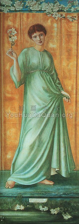 春 - 爱德华·科莱·伯恩·琼斯